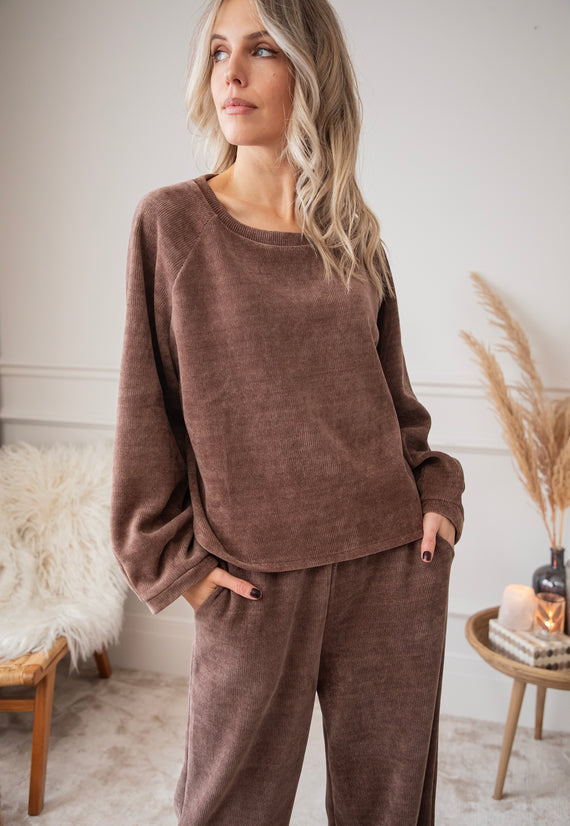 Pullover - Velvy Mae - Braun