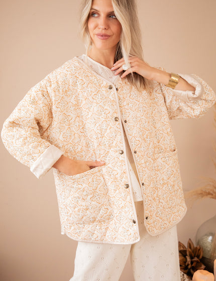 Blooming Quilt Beige - Jacket