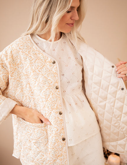 Blooming Quilt Beige - Jacket