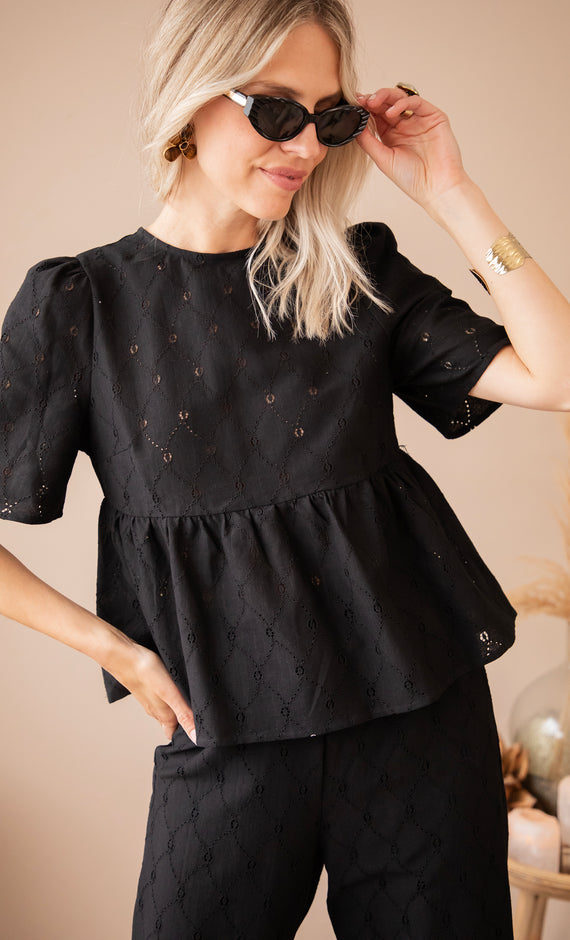 Sicily Black - Blouse