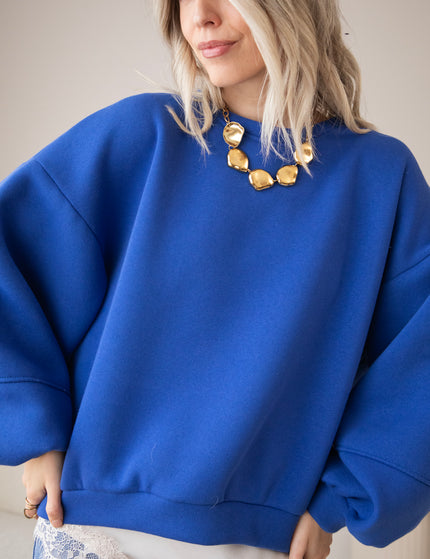 Snuggle Up Kobalt - Sweater