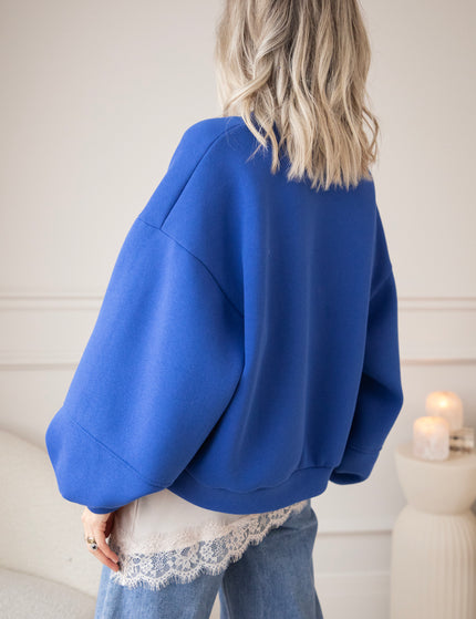 Snuggle Up Kobalt - Sweater