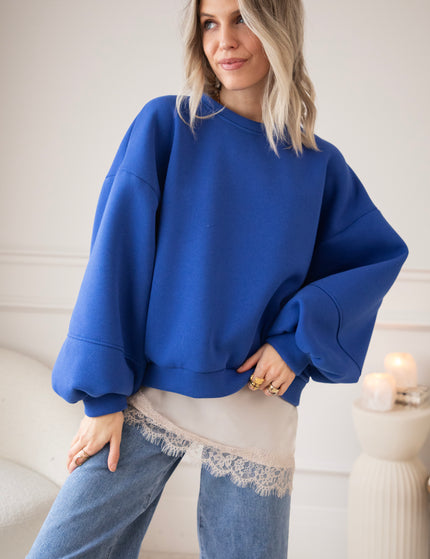 Snuggle Up Kobalt - Sweater