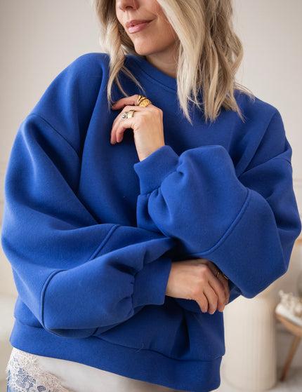 Snuggle Up Kobalt - Sweater