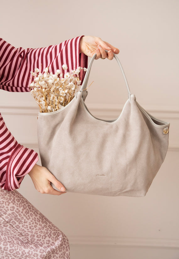 Syma Suede Grey - Handtas