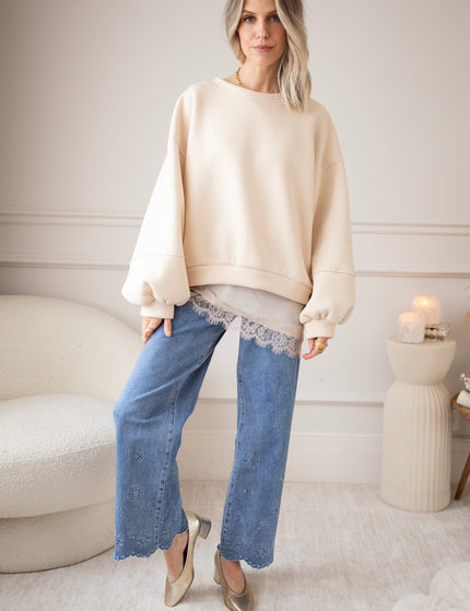 Snuggle Up Cream - Sweater