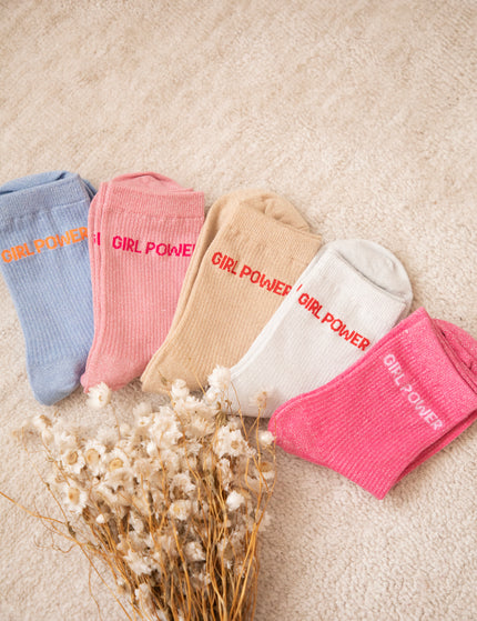 Girl Power Moves Fuchsia/Soft Pink - Socks