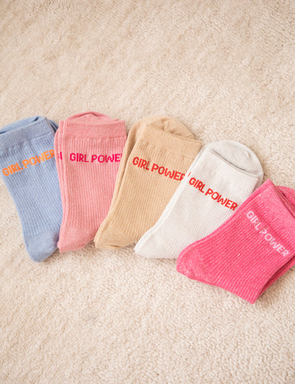 Girl Power Moves Blue/Orange - Socks