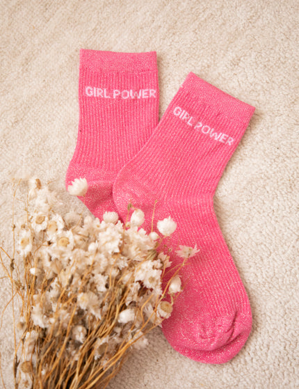 Girl Power Moves Fuchsia/Soft Pink - Socks
