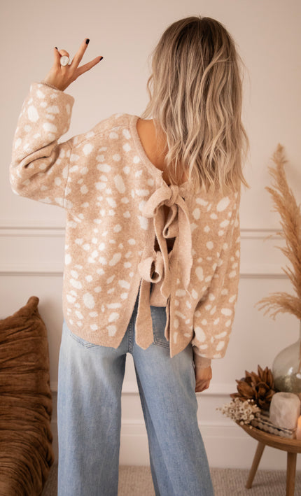 Pullover - Fawn Belle - Beige/Off White