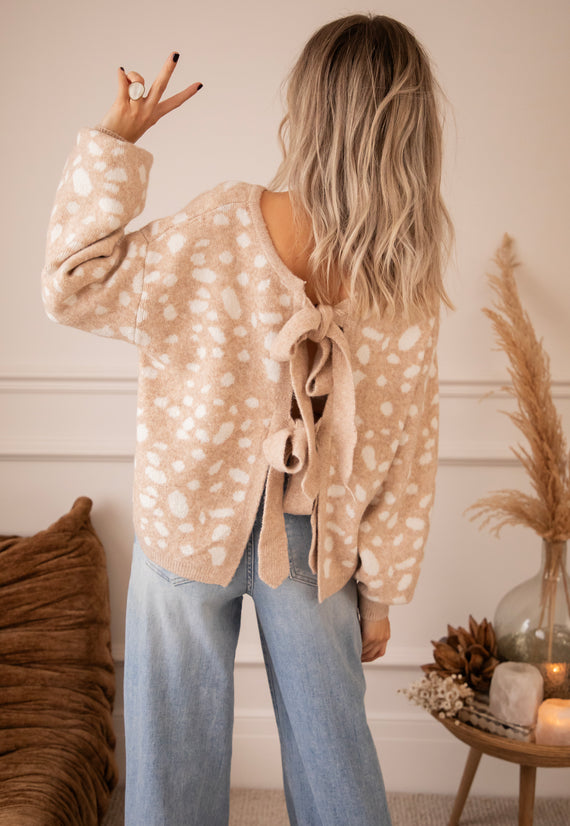 Pullover - Fawn Belle - Beige/Off White