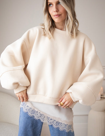 Snuggle Up Cream - Sweater