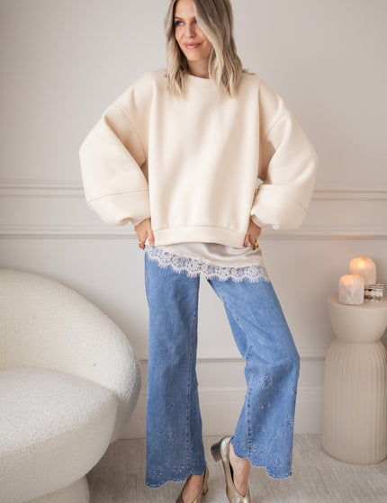 Snuggle Up Cream - Sweater