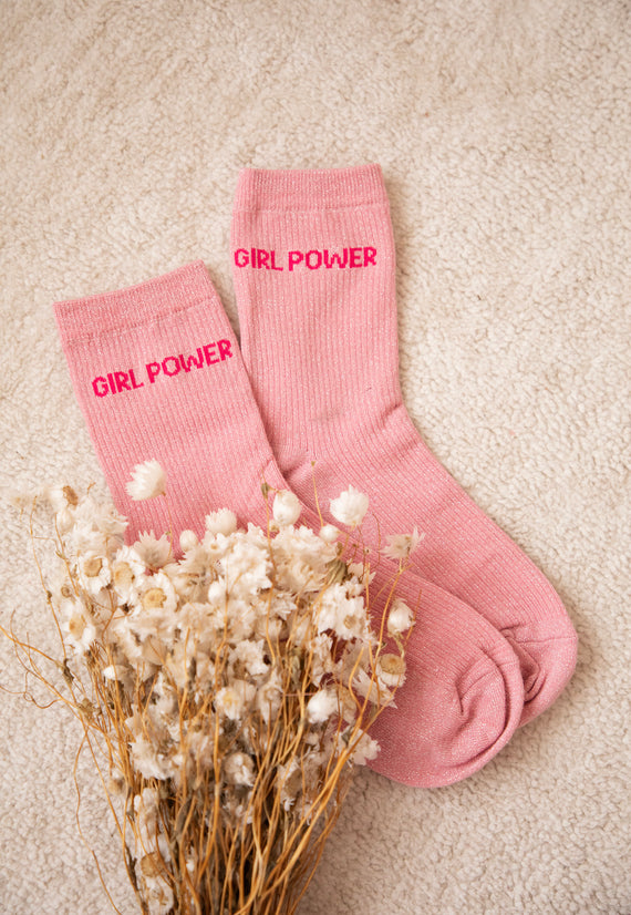 Socken - Girl Power Moves - Rosa/Fuchsia