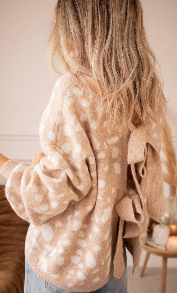 Pullover - Fawn Belle - Beige/Off White