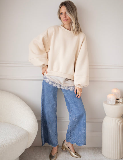 Snuggle Up Cream - Sweater