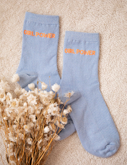 Girl Power Moves Blue/Orange - Socks