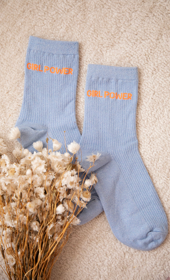 Girl Power Moves Blue/Orange - Sokken