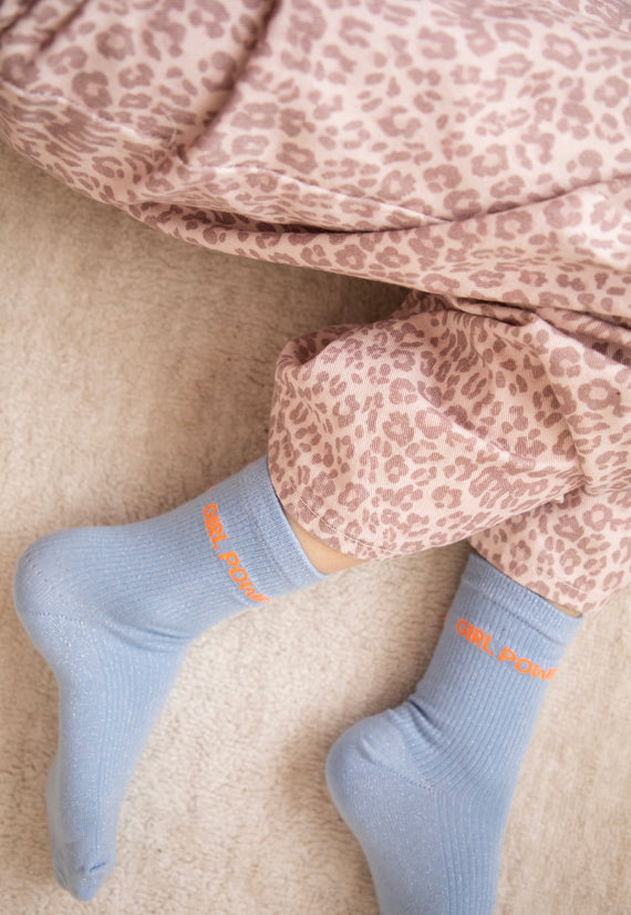 Socken - Girl Power Moves - Blau/Orange