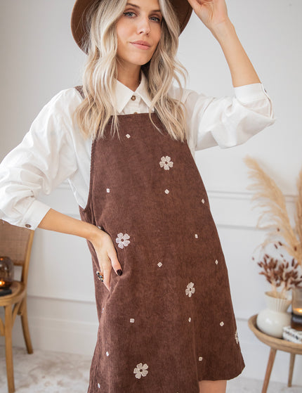 Inner Bloom Corduroy Brown - Dress