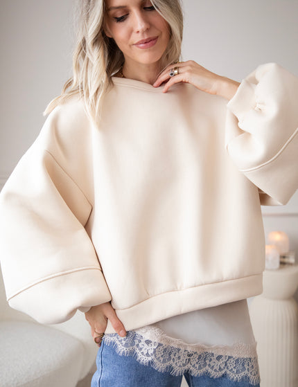 Snuggle Up Cream - Sweater