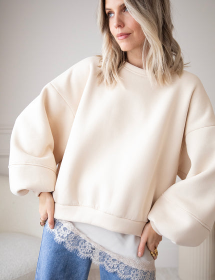 Snuggle Up Cream - Sweater