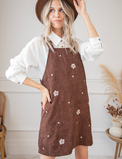 Inner Bloom Corduroy Brown - Dress