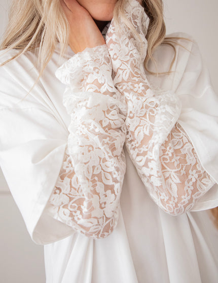 Base & Lace Off White - Longsleeve