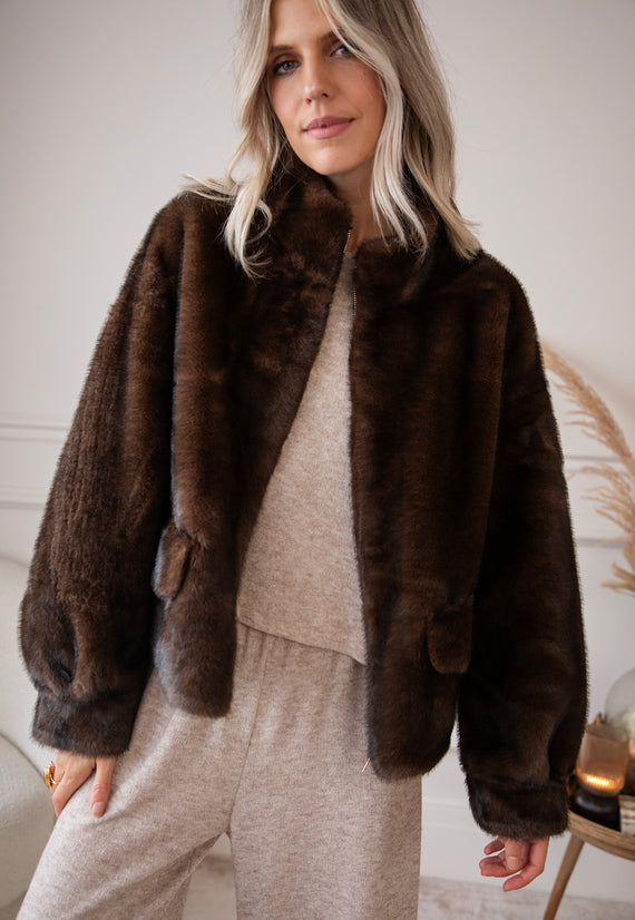 Jacke - Those Fur Feels - Choco