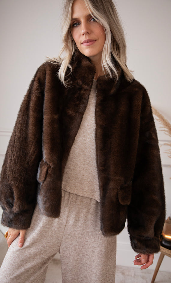 Those Fur Feels Choco - Jacket