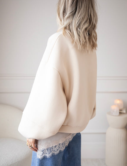 Snuggle Up Cream - Sweater