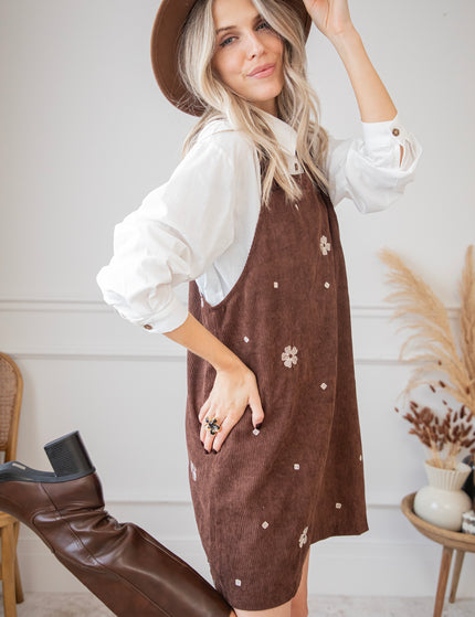 Inner Bloom Corduroy Brown - Dress