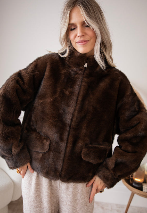 Jacke - Those Fur Feels - Choco