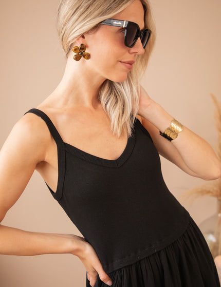 Tiger’s Eye Blossom Brown/Gold - Oorbellen