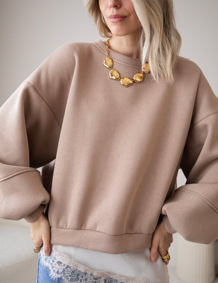 Pullover - Snuggle Up - Taupe