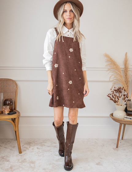 Inner Bloom Corduroy Brown - Dress