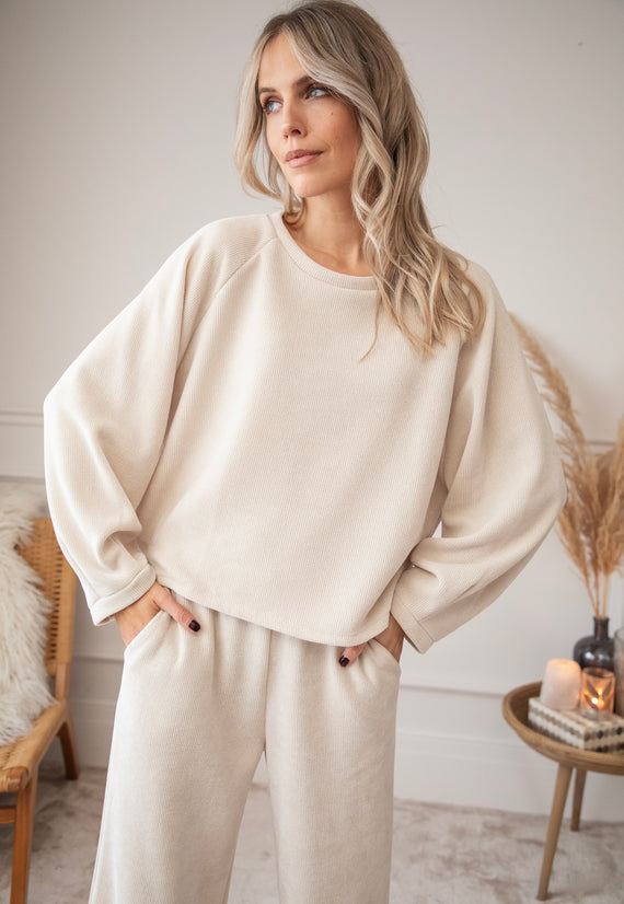 Pullover - Velvy Mae - Beige