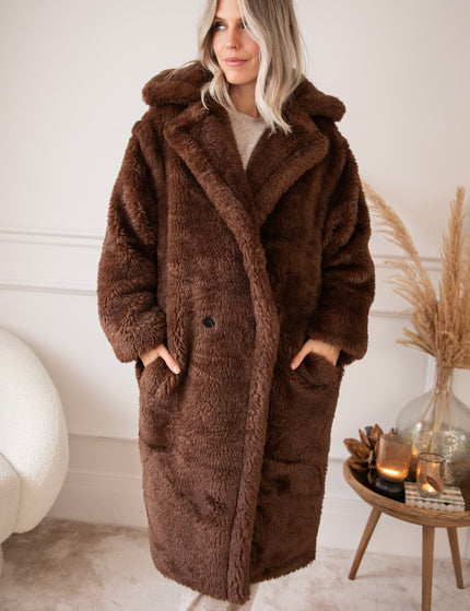 Fauve Vegan Fur Brown - Coat