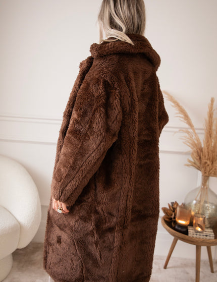 Fauve Vegan Fur Brown - Coat
