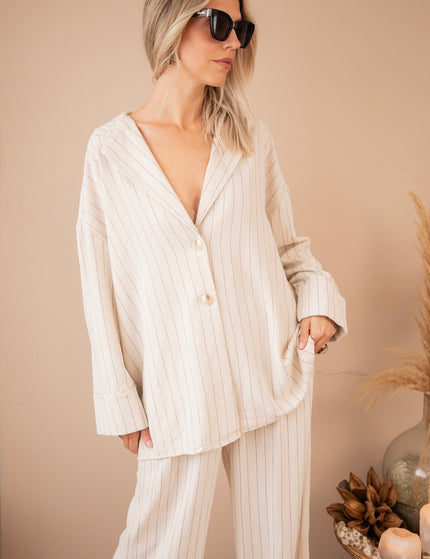 Silent Stripe Café Au Lait - Combi Set