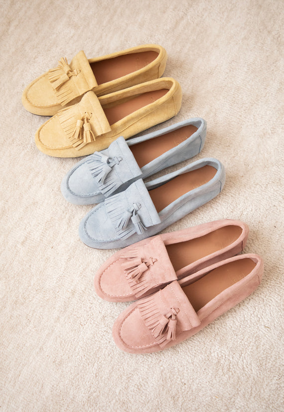 Soft Fringe Pink - Loafers
