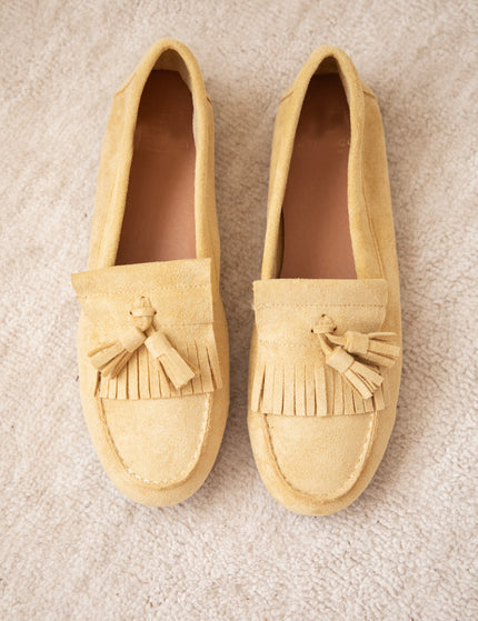 Soft Fringe Yellow - Loafers