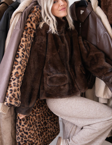 Those Fur Feels Choco - Jacket