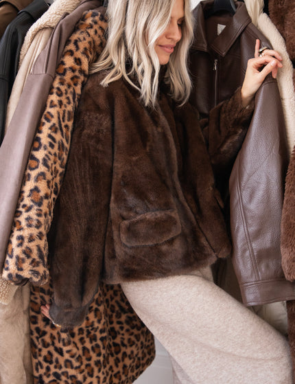 Those Fur Feels Choco - Jacket
