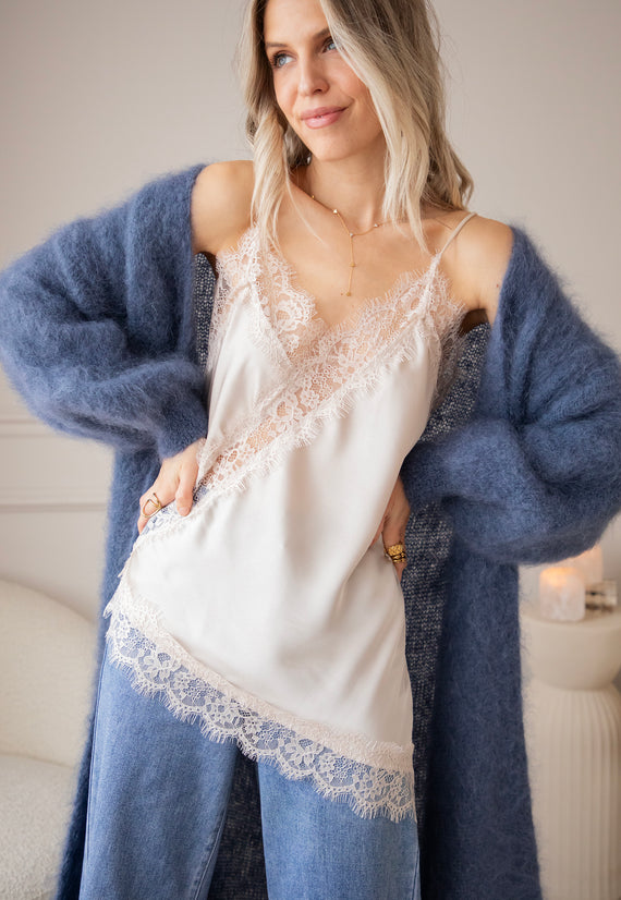 Sibelle Lace Curve Ecru - Top