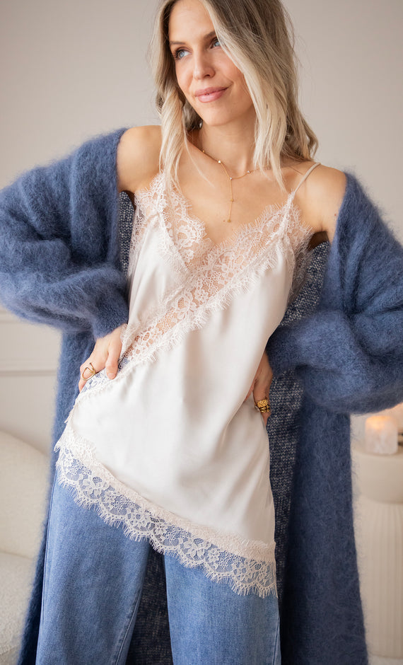 Sibelle Lace Curve Ecru - Top