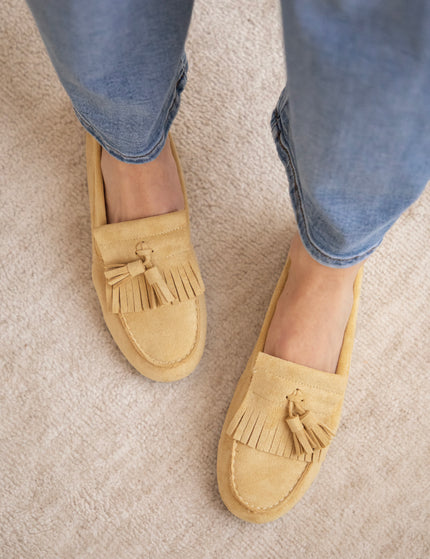 Soft Fringe Yellow - Loafers