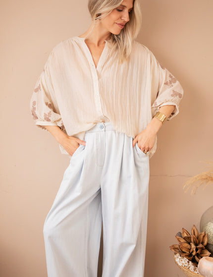 Bloomery Beige - Blouse
