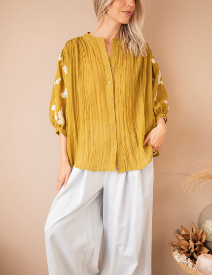 Bloomery Green - Blouse