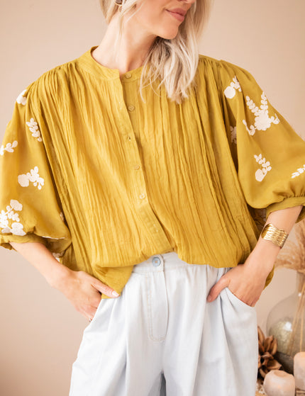 Bloomery Green - Blouse